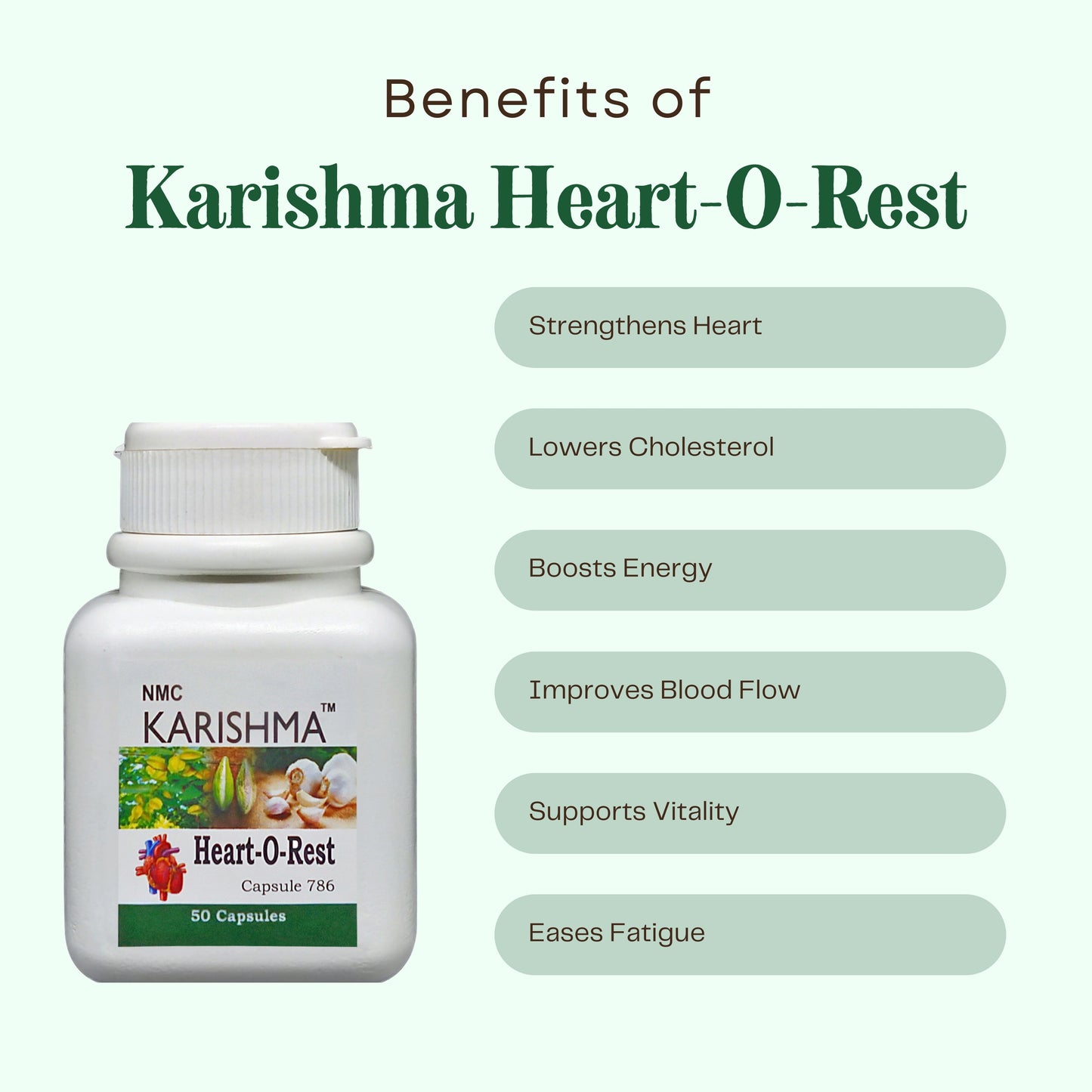 NMC Karishma Heart-o-Rest | 50 cap