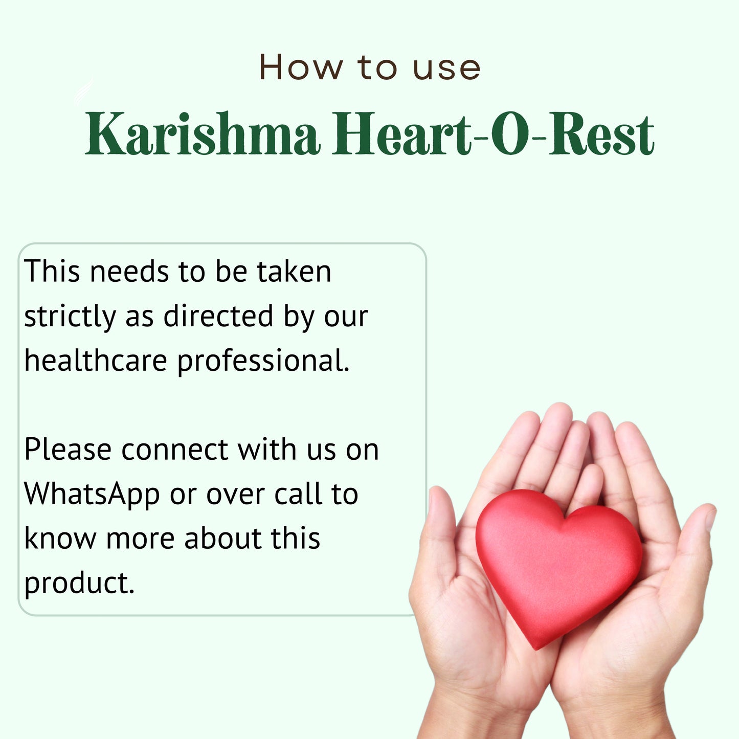 NMC Karishma Heart-o-Rest | 50 cap
